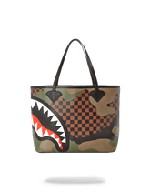 SHARKS IN PARIS (CAMO EDITION) TOTE