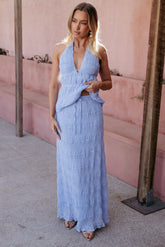 Valana Skirt - Powder Blue