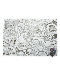 SPRAYGROUND HUGE COLORING POSTER 39"x27" & MARKERS INCLUDED