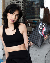 WHAT THE BEEP' SHARK CROSSOVER CLUTCH